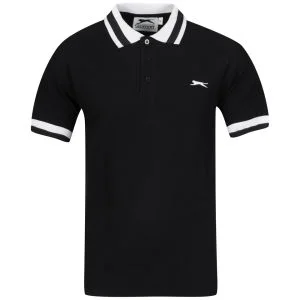 Slazenger Men's Waffle Polo - Black