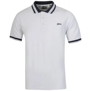 Slazenger Men's Waffle Polo - White