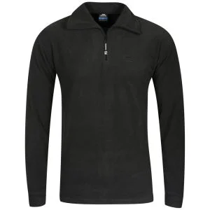 Trespass Men's 1/2 Zip M-Fleece - Black