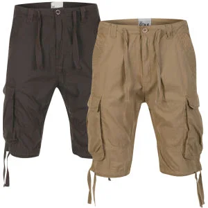 55 Soul Men's 2-Pack Spirit Shorts - Charcoal/Stone