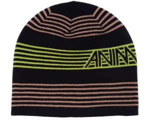Animal 'Wilden' Engineered Stripe Beanie - One Size - Navy Image 1