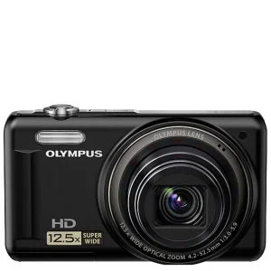 Olympus VR-320 Digital Camera (14MP, 12.5x Super Wide Optical Zoom, 3-Inch LCD) - Black