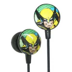 iHip Marvel Retro Earphones - Wolverine