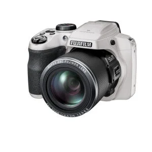 Fujifilm FinePix S9200 Bridge Camera (16MP, 50x Optical Zoom, CMOS Sensor) - White Image 1