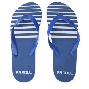 55 Soul Men's Flip Flops - Blue