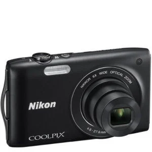 Nikon Coolpix S3200 Digital Camera (16MP, 6x Optical Zoom, 2.7 Inch LCD) - Black - Grade A Refurb