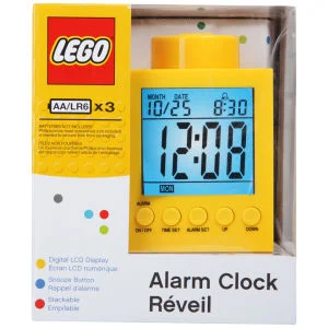 LEGO Alarm Clock - Yellow Image 1