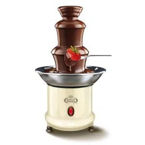 Giles & Posner Mini Chocolate Fountain - Cream Image 1