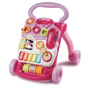 Vtech First Steps Baby Walker - Pink Image 1