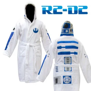 Star Wars R2D2 Adult Towel Bathrobe Image 1