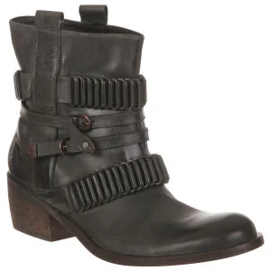 Bronx Women's Solid Short Boot - Grey - 4 - Grey Image 1