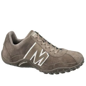 Merrell Men's Sprint Blast Leather Hiking Shoes - Gunsmoke Brown - UK 9 - Brown Image 1