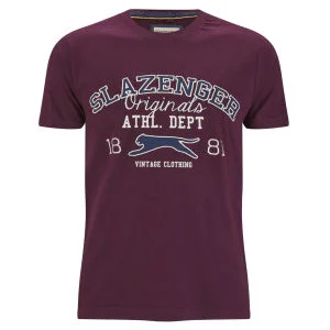 Slazenger Men's Waddle T-Shirt - Damson