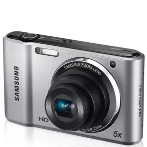Samsung ES91 Compact Digital Camera (14MP, 5x Optical, 2.7 Inch LCD) - Silver Image 1