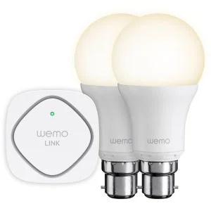 Belkin WeMo Controlled Smart Light Bulb Starter Kit - Bayonet Image 1