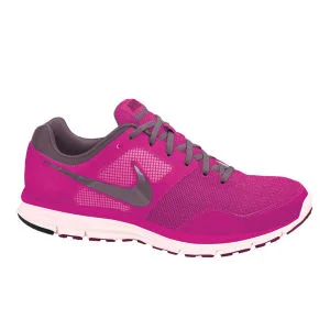 Nike Women's Lunarfly+4 Running Shoe - Pink Foil - 4 - Pink Image 1