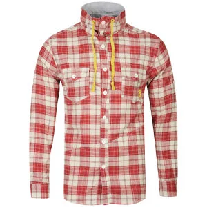 Soul Star Men's Ronnie Flannel Shirt - Red