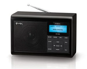 Aves Neon DAB Radio - High Gloss Black