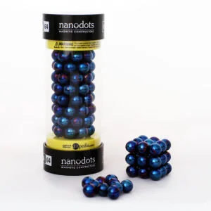 Mega Nanodots Magnetic Constructors Blue - 64 Dots Image 1