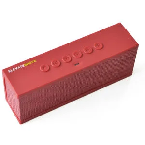 The Elevate Breve Portable Bluetooth Speaker - Red Image 1