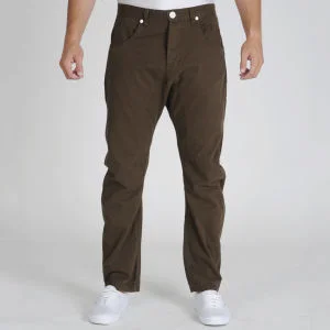 Soul Star Men's Ticket Chinos - Khaki