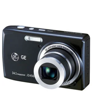 GE J1456W Digital Camera - Black (14MP, 5 x Optical, 2.7 Inch LCD) Image 1