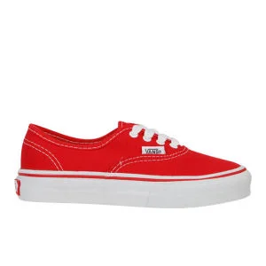 Vans Kids' Authentic Canvas Trainer - Red