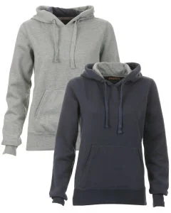 Brave Soul Women's 2-Pack of Hoodies - Grey/Navy