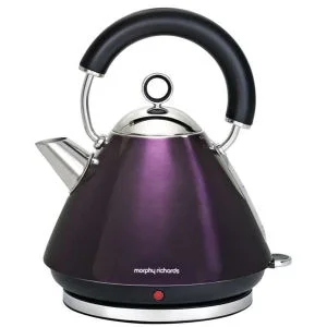 Morphy Richards 43769 Accents Traditional Kettle - Plum - 1.5L Image 1