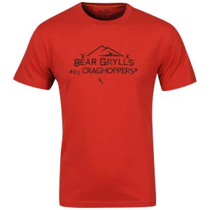 Craghoppers Men's Bear Brand Car T-Shirt - Bear Red