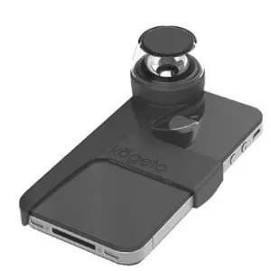 Kogeto Dot 360 Degrees Panoramic Video Camera Lens for iPhone 4 & 4S - Black - Grade A Refurb Image 1