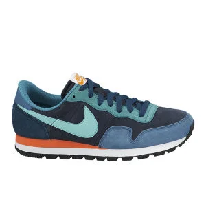 Nike Men's Leather Air Pegasus 83 - Navy/Blue/Orange - 7 - Navy Image 1