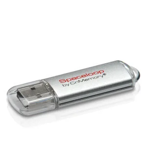 CnMemory 64GB Spaceloop Metal USB 2.0 Flash Drive