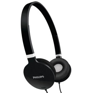 Philips SHL1700/10 Lightweight Foldable Headphones - Black
