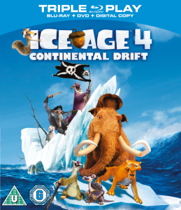 Ice Age 4: Continental Drift - Triple Play (Blu-Ray, DVD and Digital Copy)