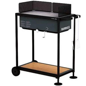 Alessi Optional Gas Grill BBQ Bundle (Alessi Gas BBQ, Table Car and Furnace Cover) Image 1