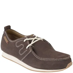 Kickers Men's Oakes Marker Suede Trainers - Brown