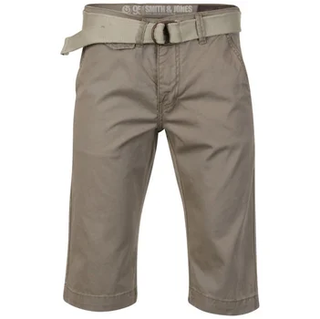 Smith & Jones Men's Chinso Belted Chino Shorts - Sage
