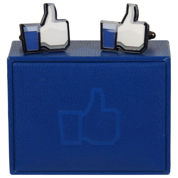 Thumbs Up Cufflinks - Pair of Likeable Cufflinks Image 1