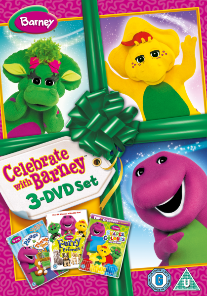 Barney: Celebrate With Barney (Please and Thank You / Furry Friends / Shapes and Colours) Image 1