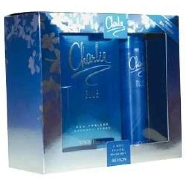 Charlie Blue Eau Fraiche Gift Set (100ml Eau de Toilette with Deodrant) Image 1