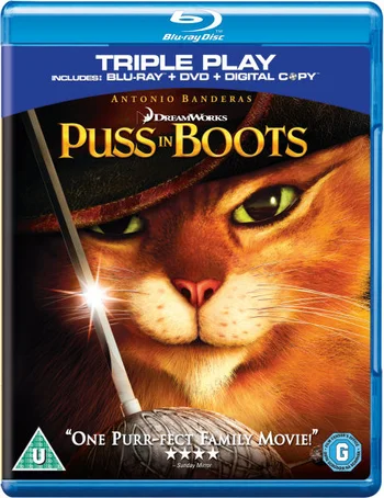 Puss in Boots - Triple Play (Blu-Ray, DVD and Digital Copy)