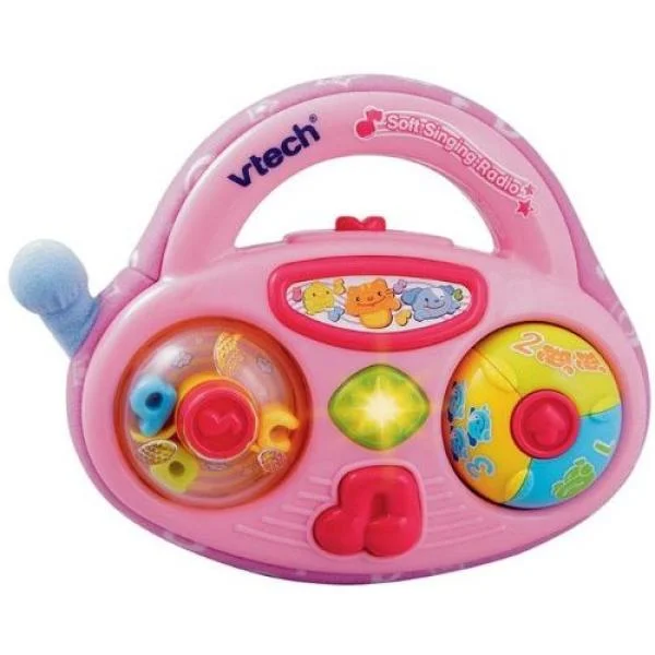 VTech Soft Radio Phone Pink Image 1