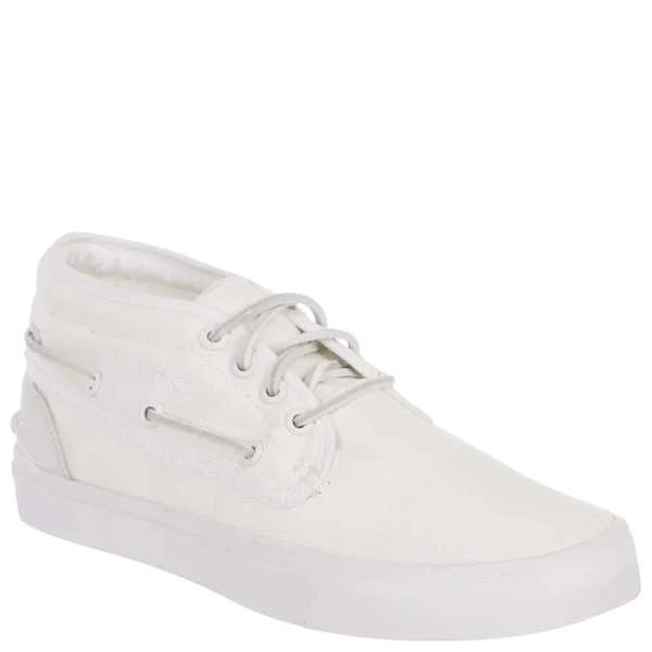 WESC Men's Ahab Mid Top Trainer - White - 7 - White Image 1