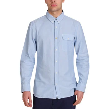 Mas-if Men's Croak Oxford Shirt - Sky Blue