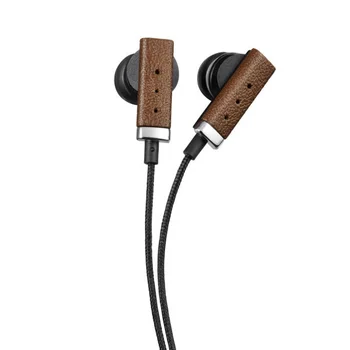Pioneer SE-CL24-T Closed In-Ear Leather Belt Shaped Earphones - Brown