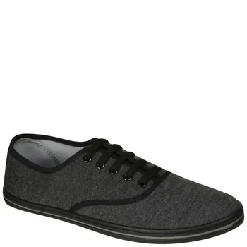 Smith and Jones Men's Swish Pumps - Charcoal