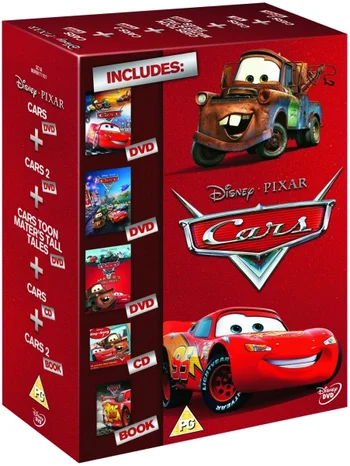 Cars 1, 2 and Cars Toon: Mater's Tall Tales Gift Set (Includes Book and CD)
