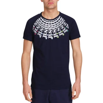 Mas-if Men's Hubbel Fan T-Shirt - Navy
