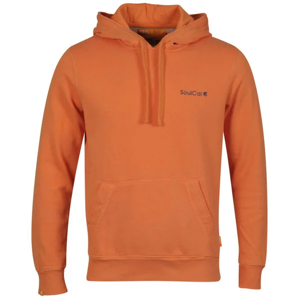 Soul Cal Men's Hoody - Orange - XS - Orange Image 1